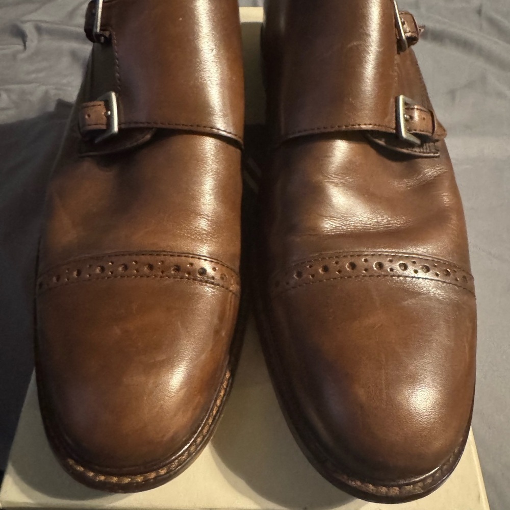 Men’s Joseph Abound Glenn chestnut dress shoes. Men’s 11D